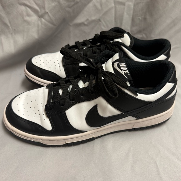 Nike Dunk Low Black and White Size 10.5 - Picture 5 of 12